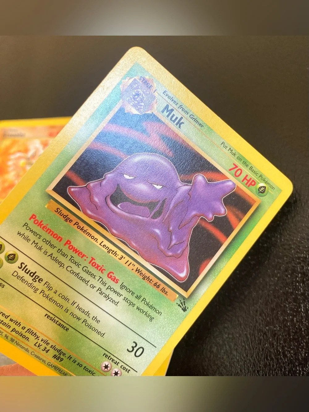 Pokemon Cards Hitmonlee 22/62, Hypno 23/62 & Muk 28/62